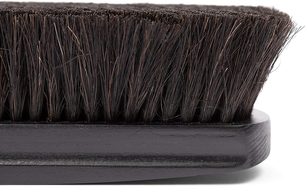 Fiamme Premium Shoe Brush - Best Shoe Shine Brush with Soft Horsehair  Bristles – My Shoe Supplies