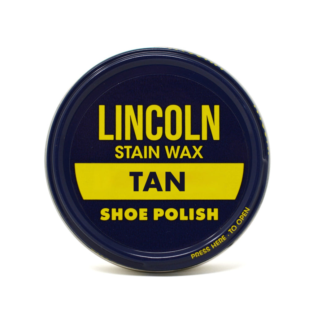 Original Stain Wax Shoe Polish Tan Lincoln Shoe Polish