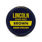 Original Stain Wax Shoe Polish - Brown - Lincoln Shoe Polish