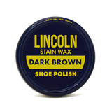 Original Stain Wax Shoe Polish - Dark Brown - Lincoln Shoe Polish