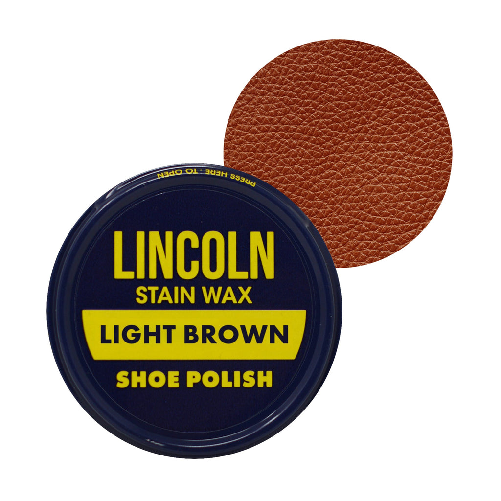 Original Stain Wax Shoe Polish Light Brown Lincoln Shoe Polish