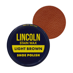 Original Stain Wax Shoe Polish - Light Brown - Lincoln Shoe Polish