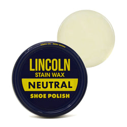 Original Stain Wax Shoe Polish - Neutral - Lincoln Shoe Polish