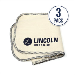 Professional Shine & Buff Cloth (Pack of 3) - Lincoln Shoe Polish